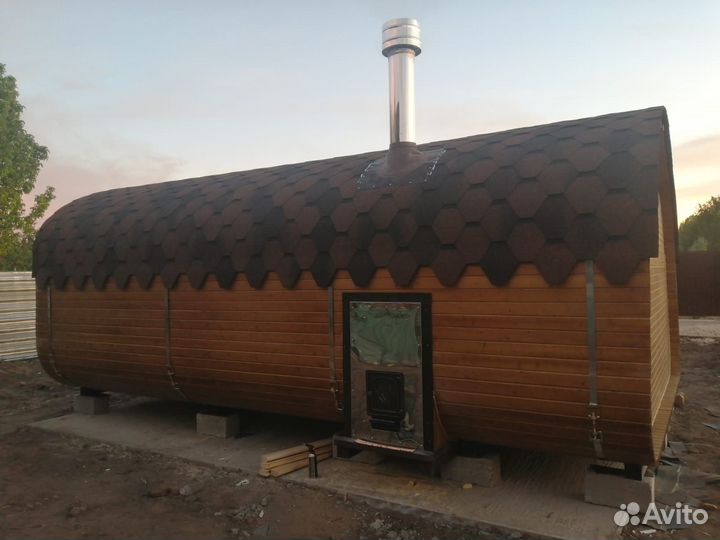 Баня бочка