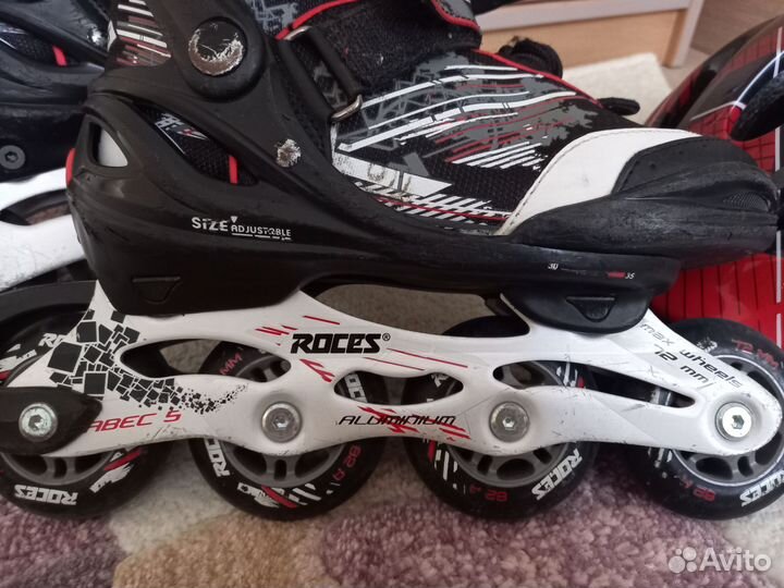 Ролики раздвижные Roces yuma 30-35