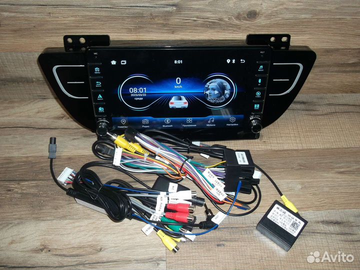 Магнитола Geely Atlas NL-3 Android с крутилками