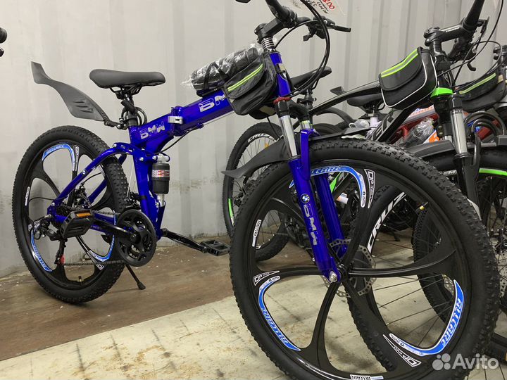 Новые двухподвесные складные BMW 26 литые диски