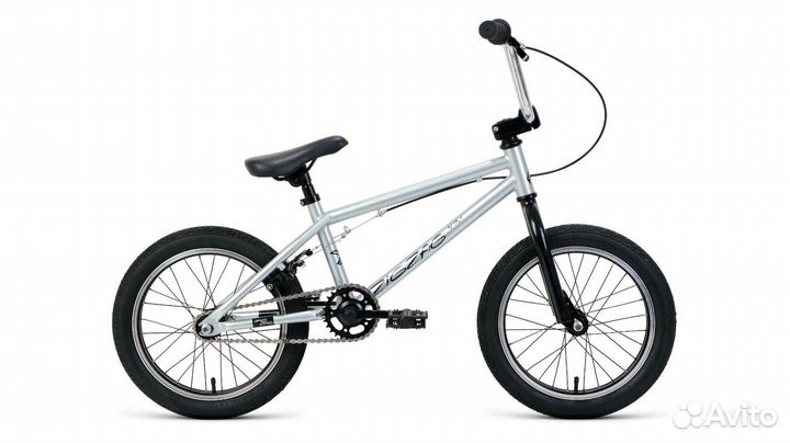 Велосипед Forward Zigzag BMX d-16 (2022) серый/чер