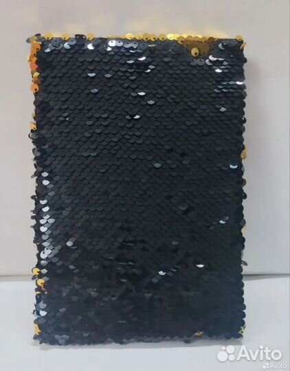 Прикольный блокнот с пайетками