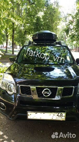 Автобокс на крышу Черный active M