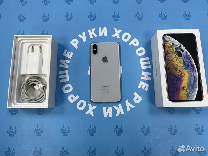 iPhone xs 64gb Silver акб 100