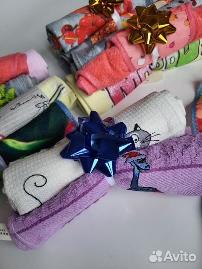 Подарочные наборы из трех полотенец