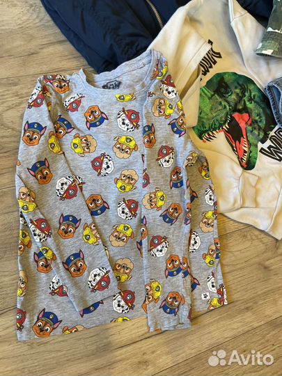 Вещи пакетом на мальчика 122 128