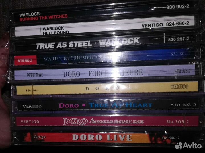 Warlock, doro-9 CD фирменные (Germany, France)