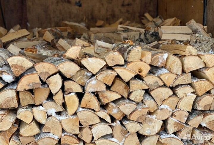 Дрова березовые колотые