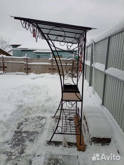 Мангал с крышей