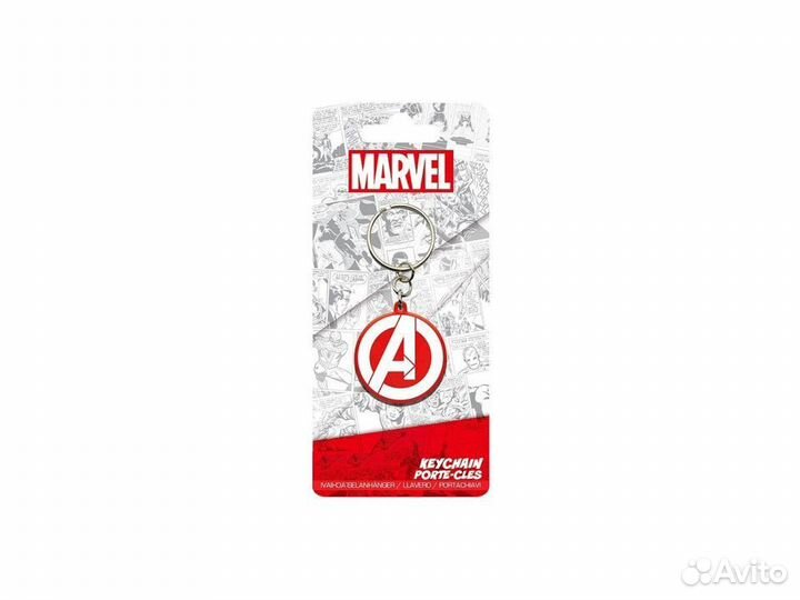 Брелок ABYstyle marvel: Keychain PVC Avengers logo