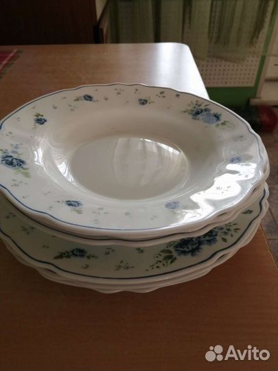 Набор тарелок стекло