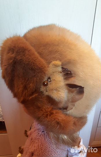 Шапка норковая женская бу