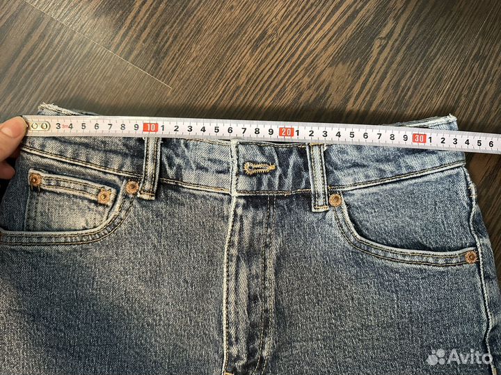 Джинсовые шорты zara 36