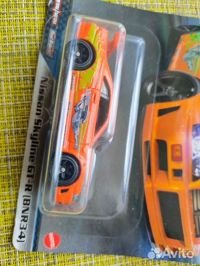 Hot wheels premium, Nissan skyline GT-R (bnr34)