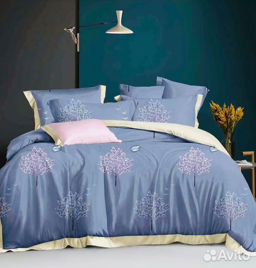 Постельное белье семейное сатин