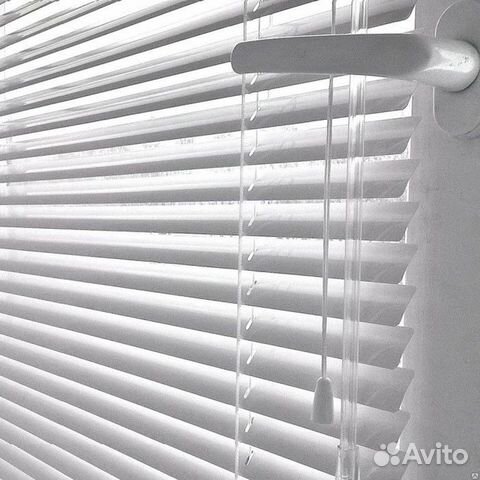 Жалюзи горизонтальные белые 97х230 см комплект