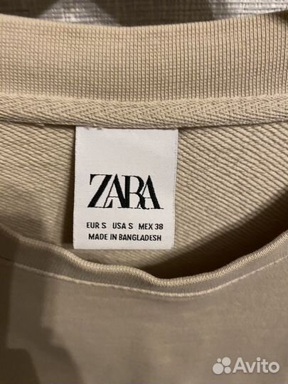 Свитшот zara унисекс оригинал