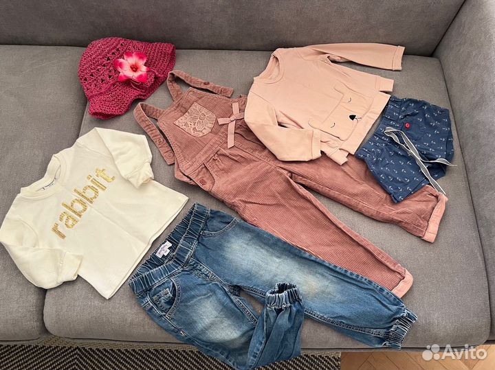 Комплект вещей на девочку 98 см капсула лето
