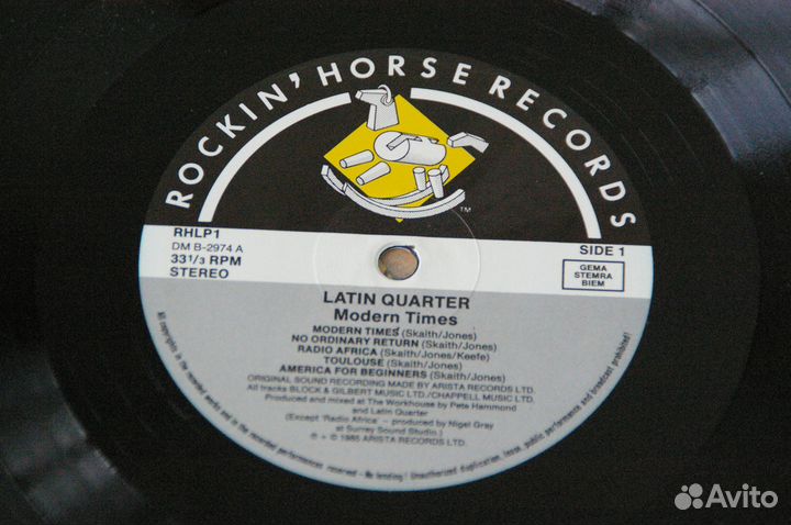 Пластинка Latin Quarter – Modern Times