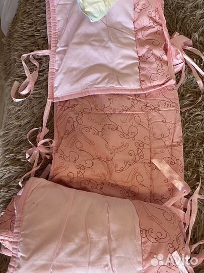 Бортики и балдахин в кроватку