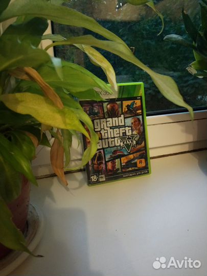 Диск GTA5 на Xbox 360
