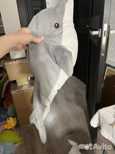 Икеа акула кит дельфин игрушка IKEA