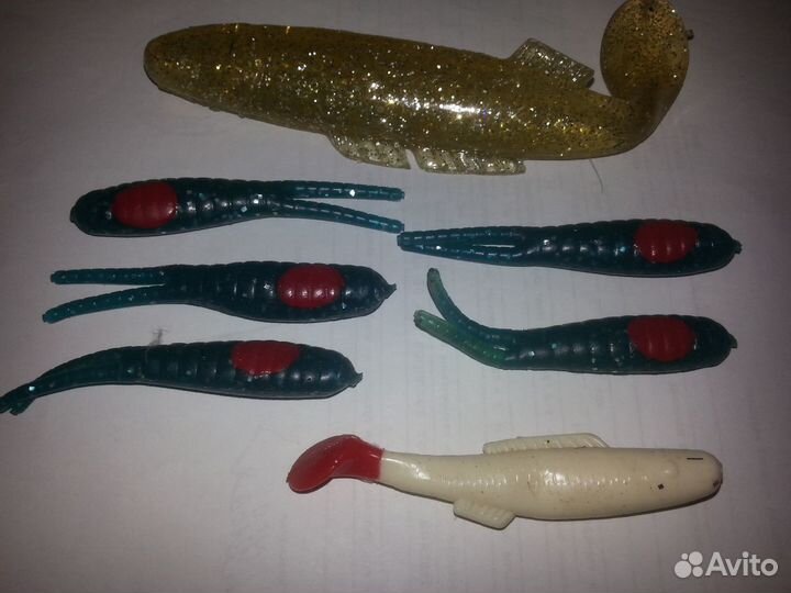 Приманки сликоновые для ловли рыбы