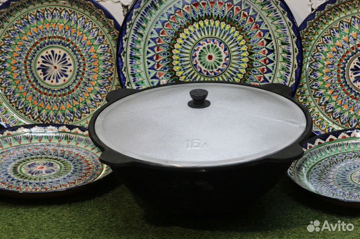 Чугунный казан 16 литров