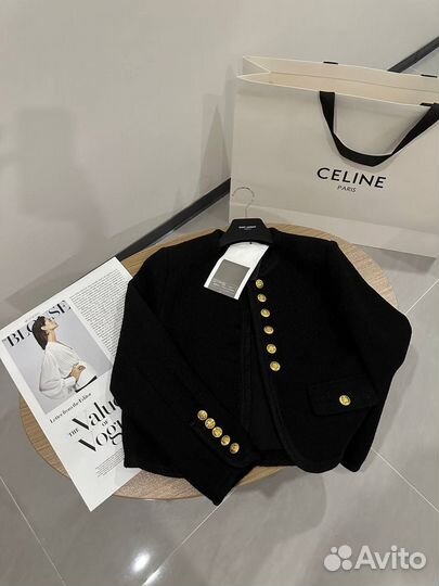 Жакет твидовый