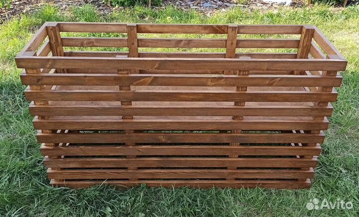 Кашпо для цветов высокое