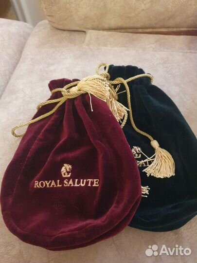 Бархатный мешочек от виски Royal Salute