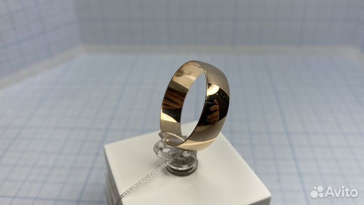 Обручальное кольцо 21,5