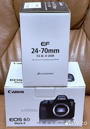 Canon EOS 6D Mark II Kit EF 24-70mm 2.8L II USM
