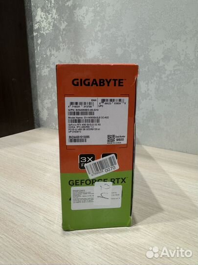 Gigabyte Видеокарта GeForce RTX 4060 8 гб