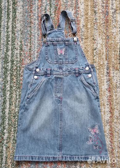 Джинсовый сарафан 128. Германия