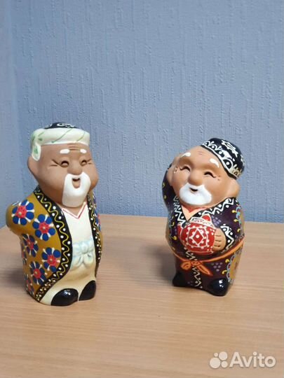 Фигурки расписные из глины