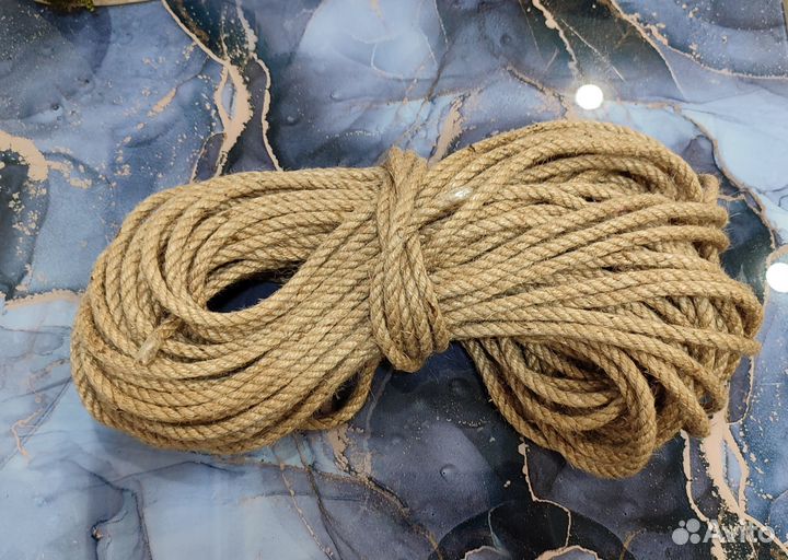 Джутовый канат 8мм 100м