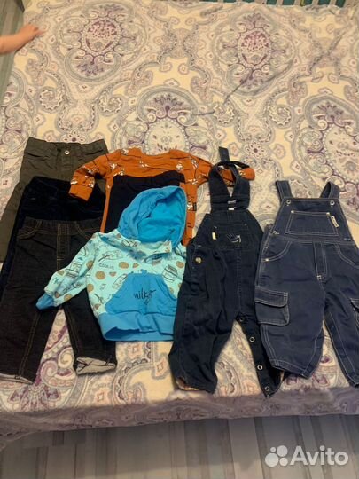 Пакет детских вещей (много) на мальчика 68,74,80