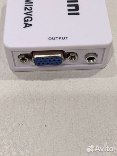 Цифровой конвертер hdmi to VGA с доп.питанием