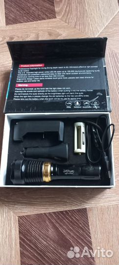 Фонарик налобный бу