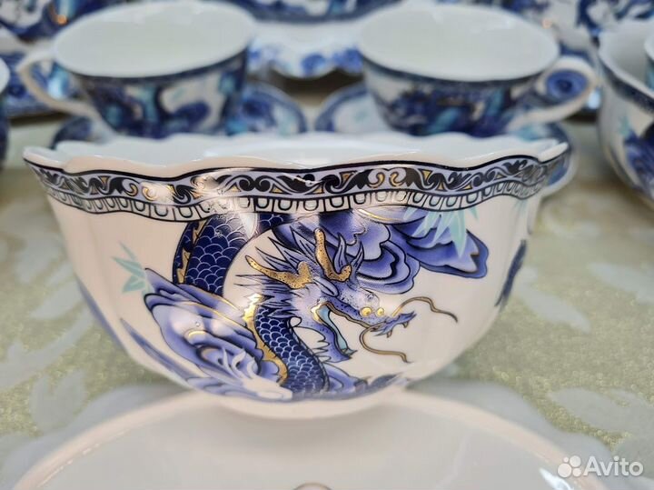 Посуда серии Китайский дракон Фарфор