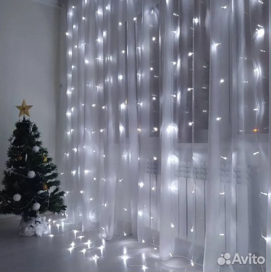 Гирлянды оптом. Гирлянда Занавес оптом