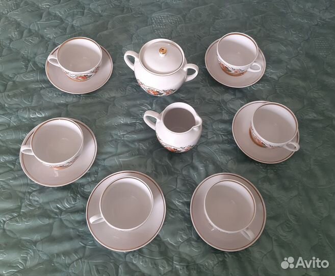 Фарфоровый чайный сервиз СССР