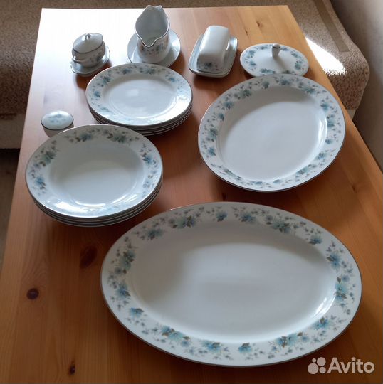 Сервиз столовый Rose China Noritake фарфор Япония