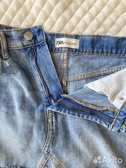 Джинсовая юбка zara