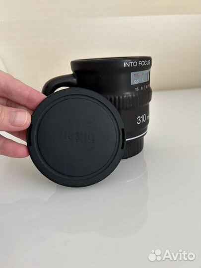 Кружка в форме фотообъектива