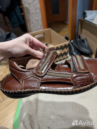 Босоножки мужские из натуральной кожи