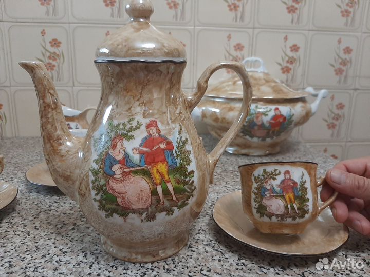 Чайный сервиз Польша Walbrzych + супница