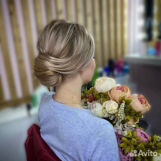 Макияж прически