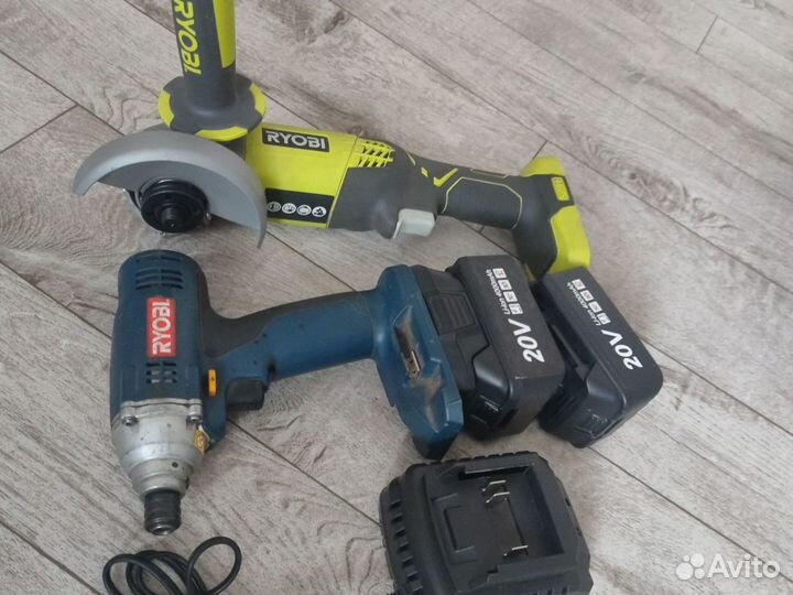 Аккумуляторная ушм Ryobi